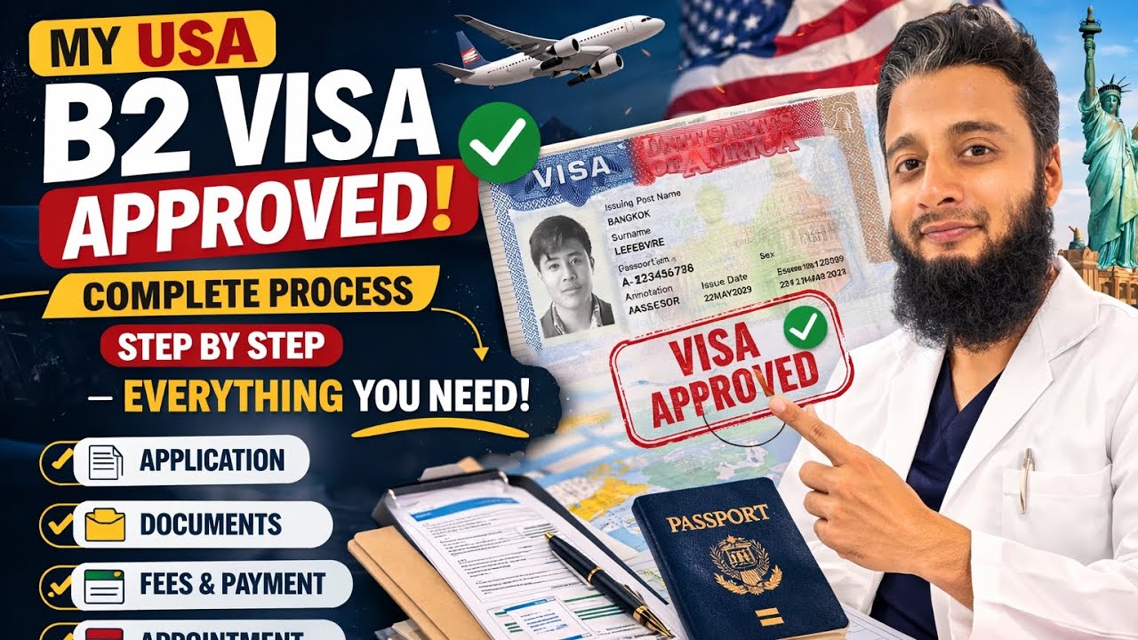 My USA B2 Visa Approved! 🇺🇸 (Indians MUST watch)| Itinerant Doctor 