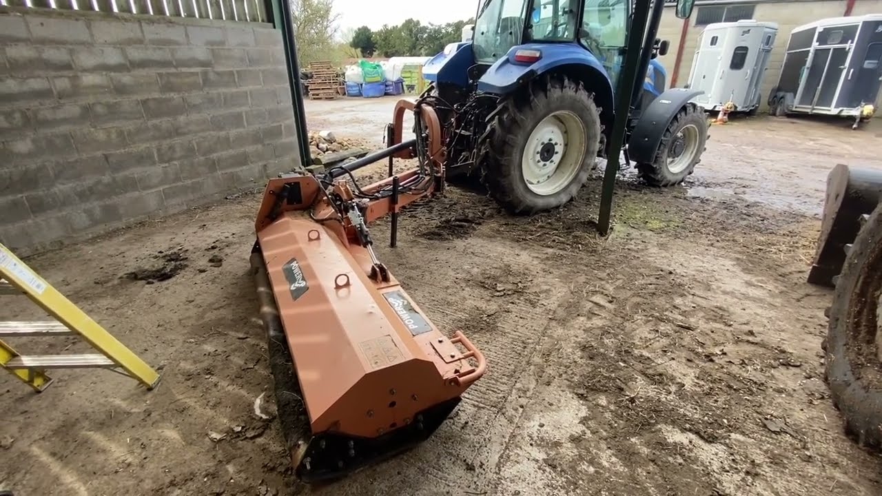 MDL powerup off set flail mower!