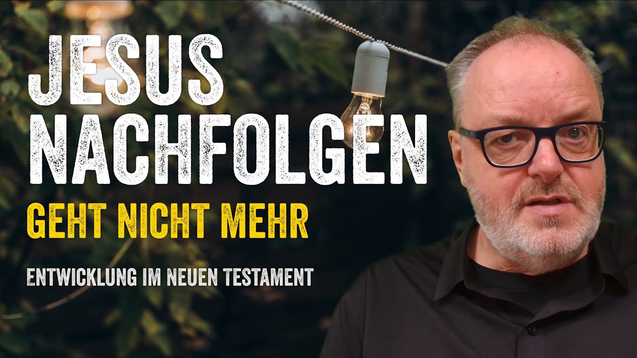 Jesus nachfolgen? Das geht nicht mehr.