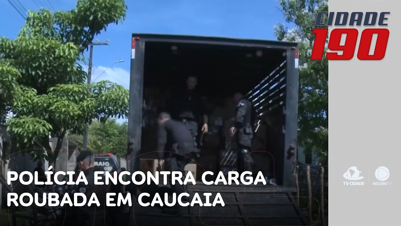 Polícia encontra carga roubada com cosméticos e produtos de limpeza | Cidade 190