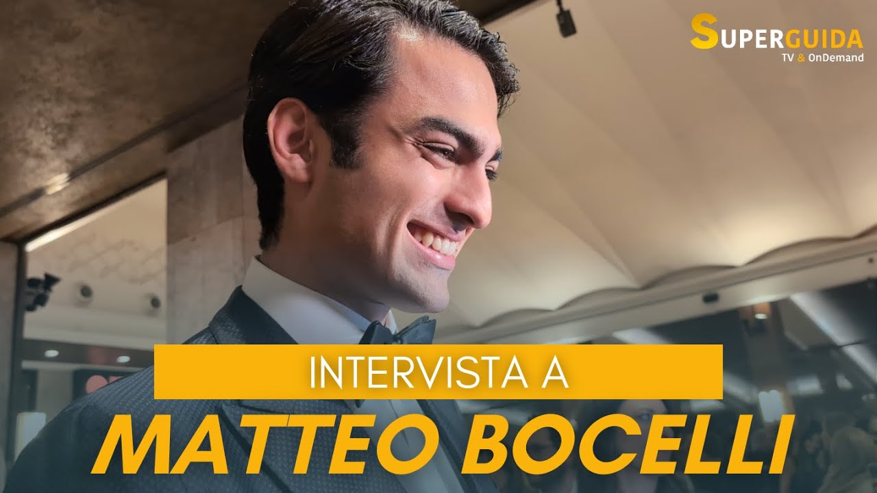Intervista a Matteo Bocelli, figlio del grande Andrea Bocelli
