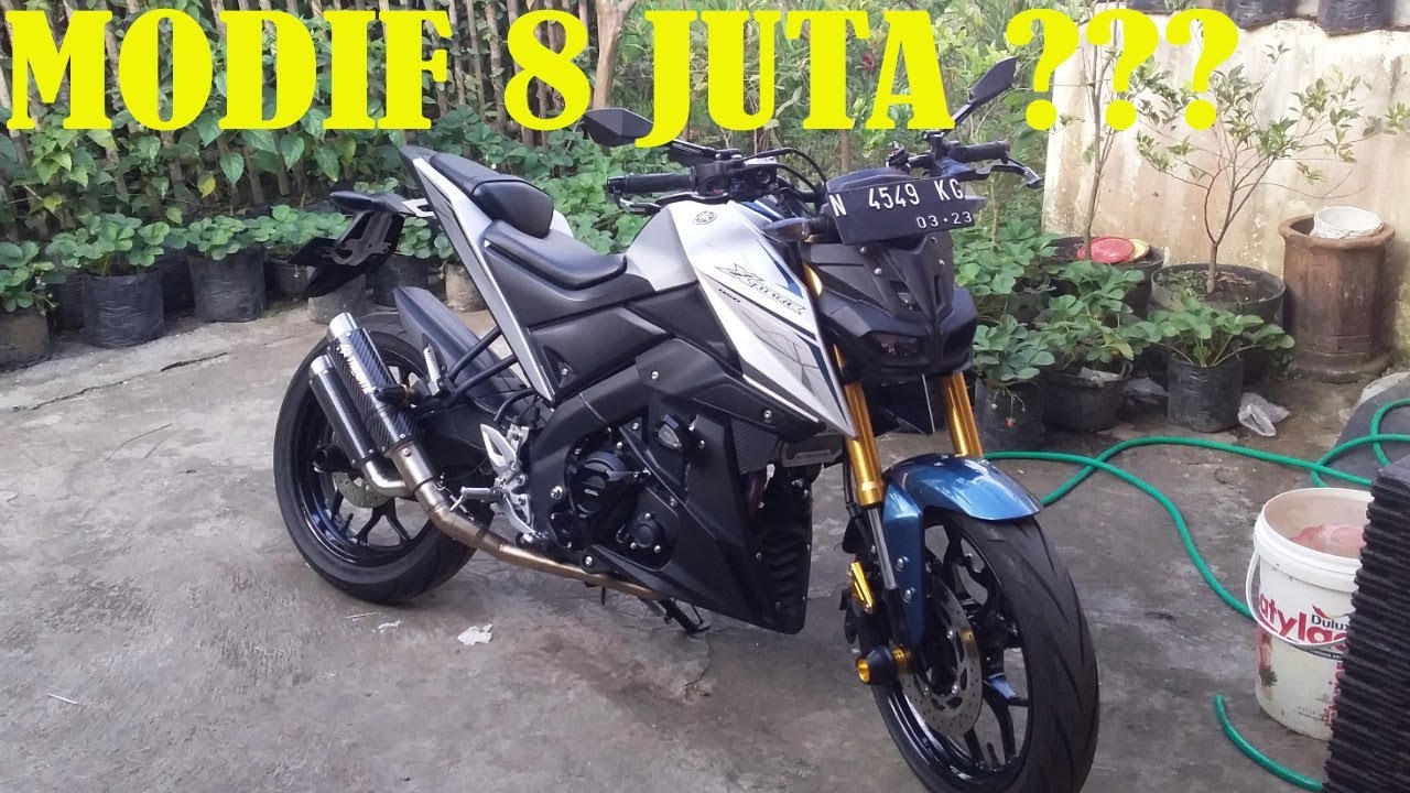 MODIF 8 JUTA ??? | Review Modif Yamaha Xabre | Knalpot Tridente F22 Carbon
