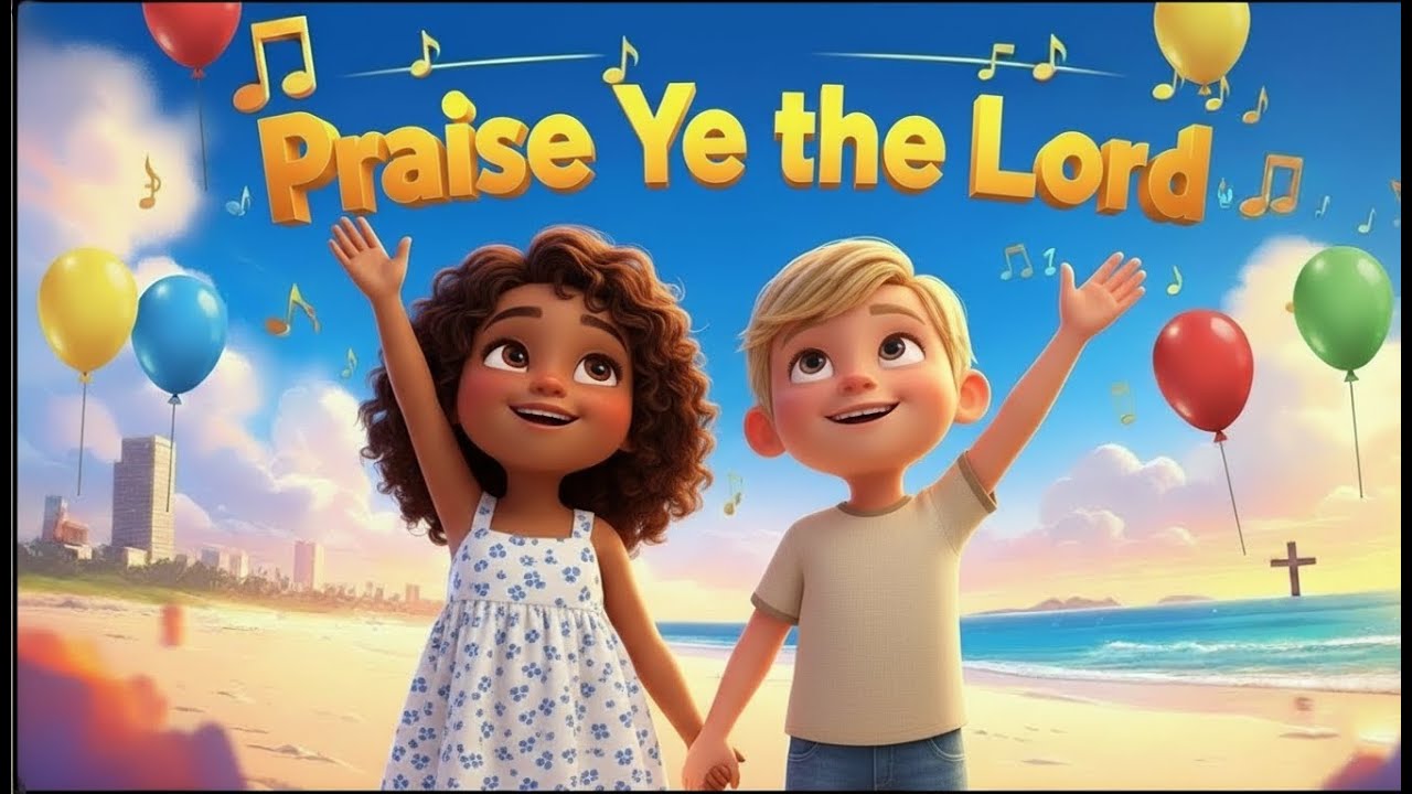 Praise Ye the Lord Hallelujah – 3D Animated Kids Worship Song for Children