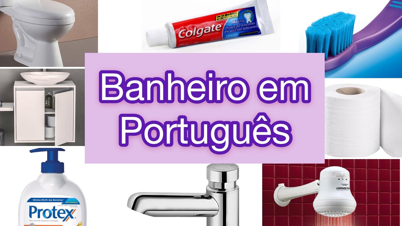 Vocabulário - Banheiro - Aprender português