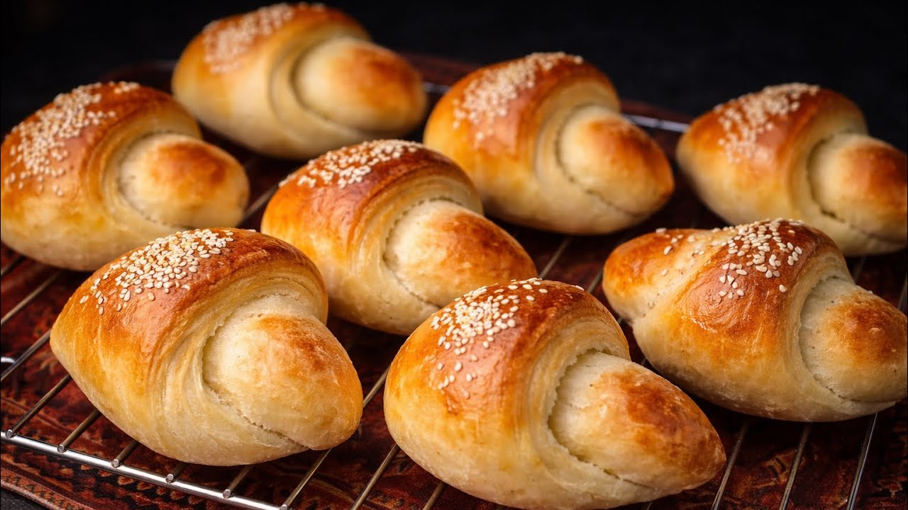 How to make crescent rolls at home,soft and fluffy rolls 