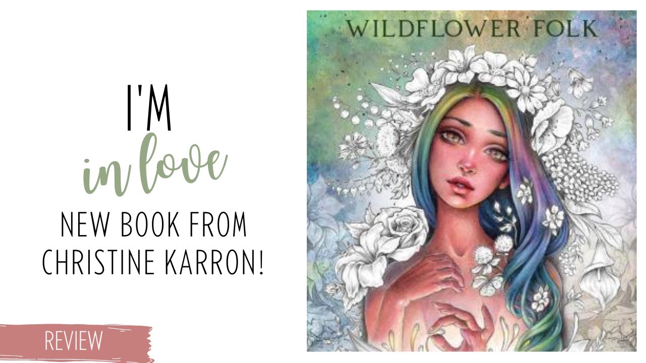 Checking out the New Christine Karron Adult Coloring Book