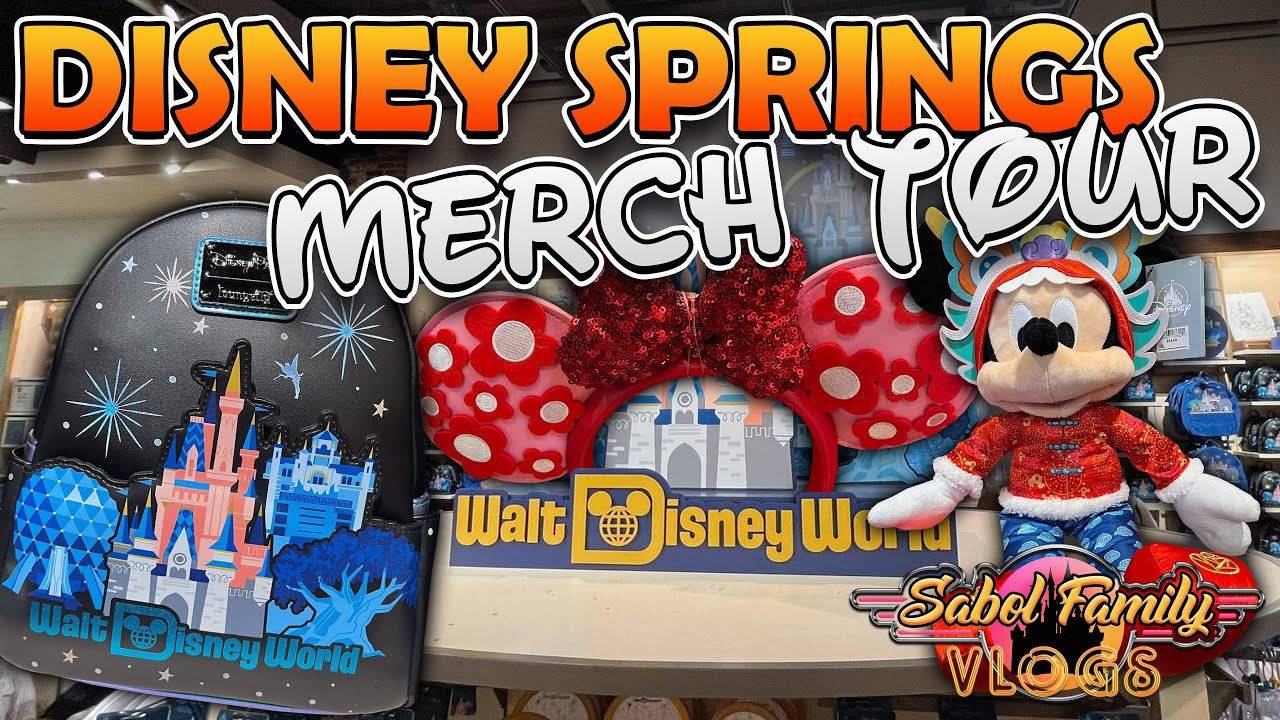 DISNEY SPRINGS NEW MERCH TOUR January 2024 | Walt Disney World Shopping ~ TONS OF STORES!!