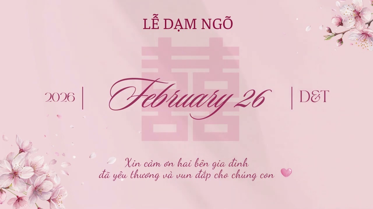 Lễ dạm ngõ Dũng Thúy