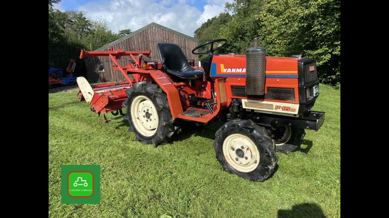 YANMAR F15d 4X4 COMPACT TRACTOR SOLD BY www.catlowdycarriages.com