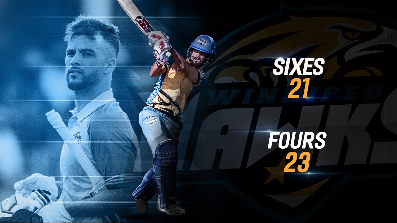 JP Duminy Boundaries scored at GT20 Canada | Winnipeg Hawks