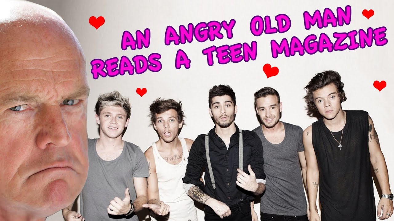 An Angry Old Man Reads a Teen Magazine