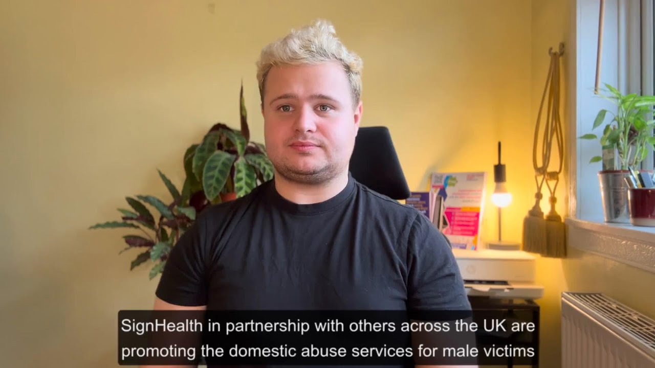 Supporting deaf male victims of domestic abuse