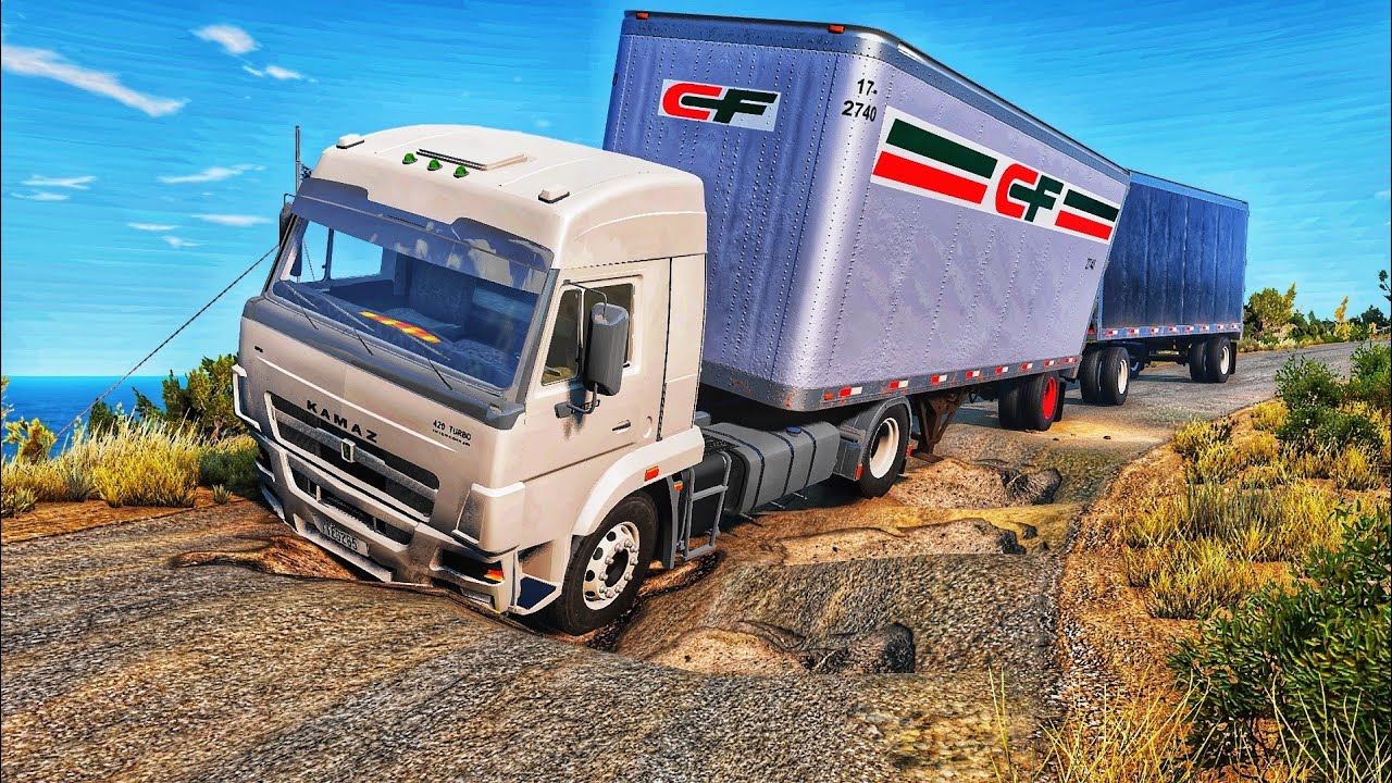Trucks vs Potholes | BeamNG.Drive