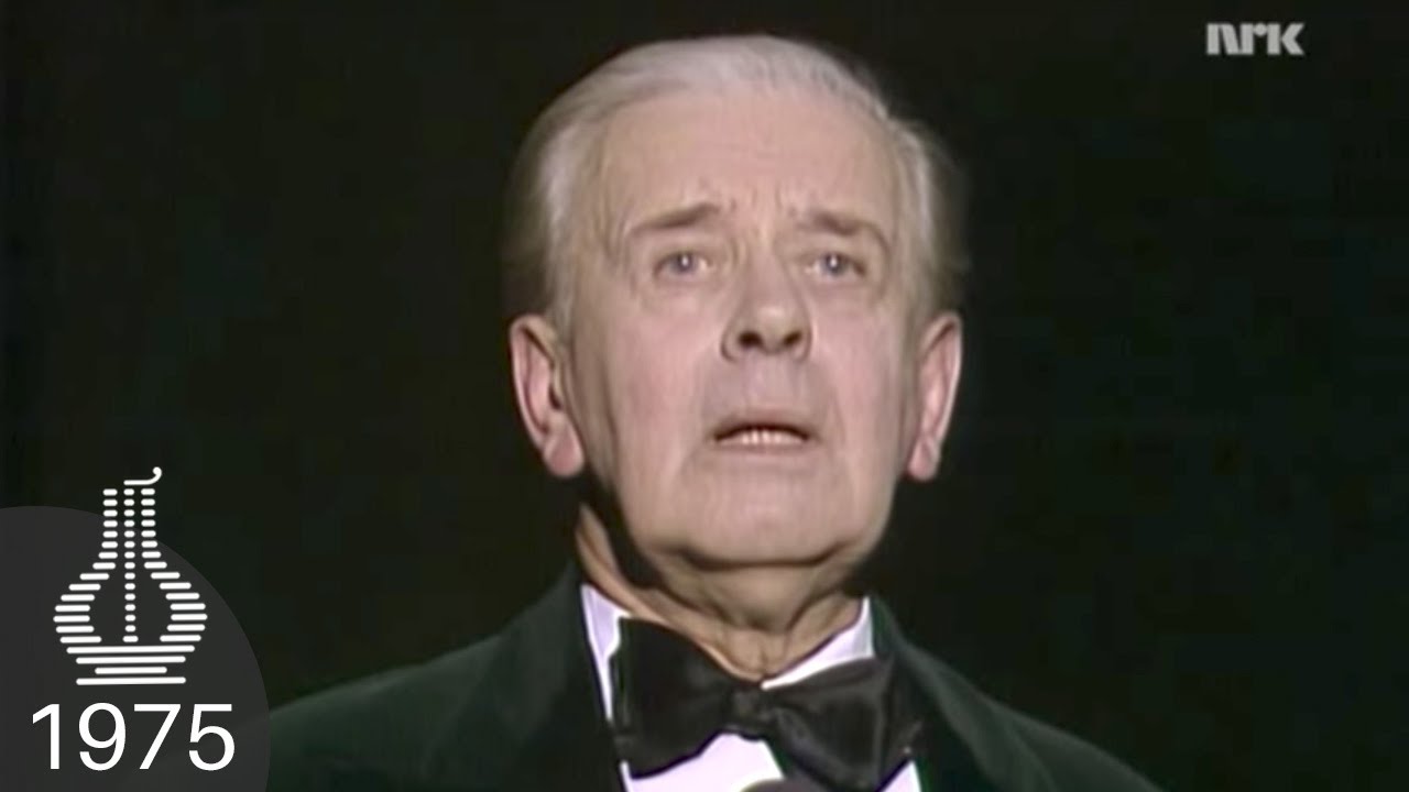 Per Aabel live under Spellemannprisen 1975