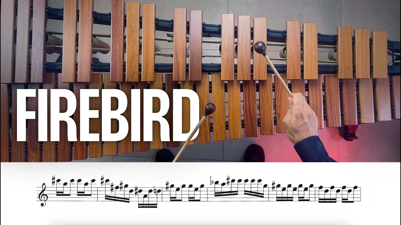Orchestral Excerpts - The Firebird Stravinsky Xylophone sheet #mallets #xylophone  #stravinsky