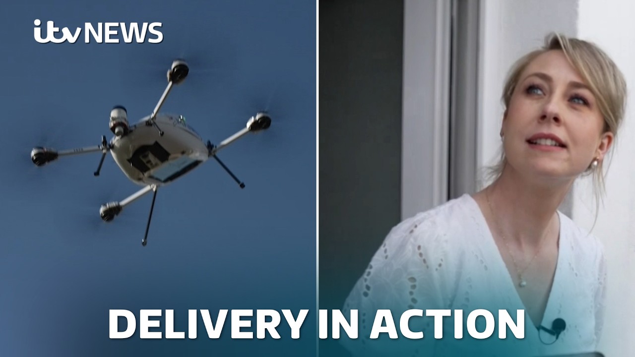 Could drone takeaway deliveries reach the UK this winter? | ITV News