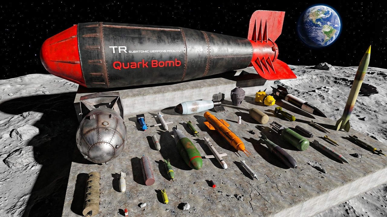 Testing Every Nuclear Bomb on the Moon | GMod