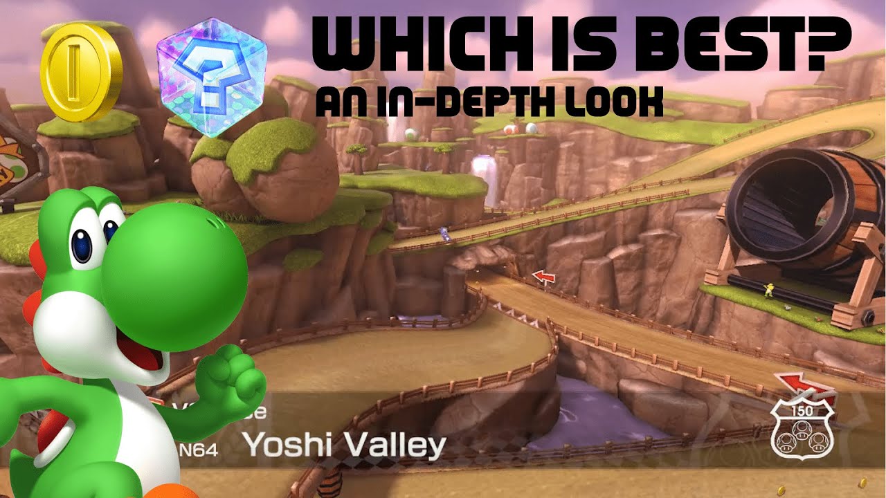 What is the best route to take in Yoshi valley?