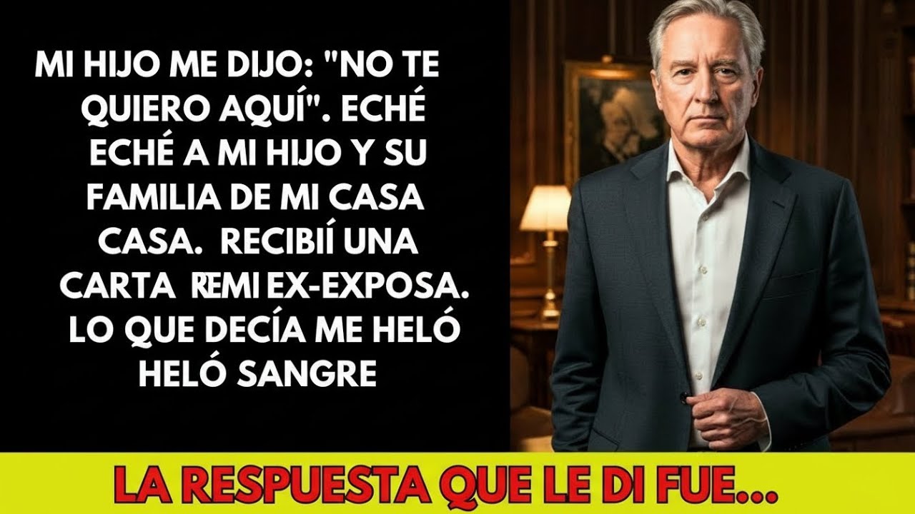 “En la cena, mi hijo me miró y dijo: ‘Este lugar es tuyo, pero no eres aceptado’. Pero lo que…”