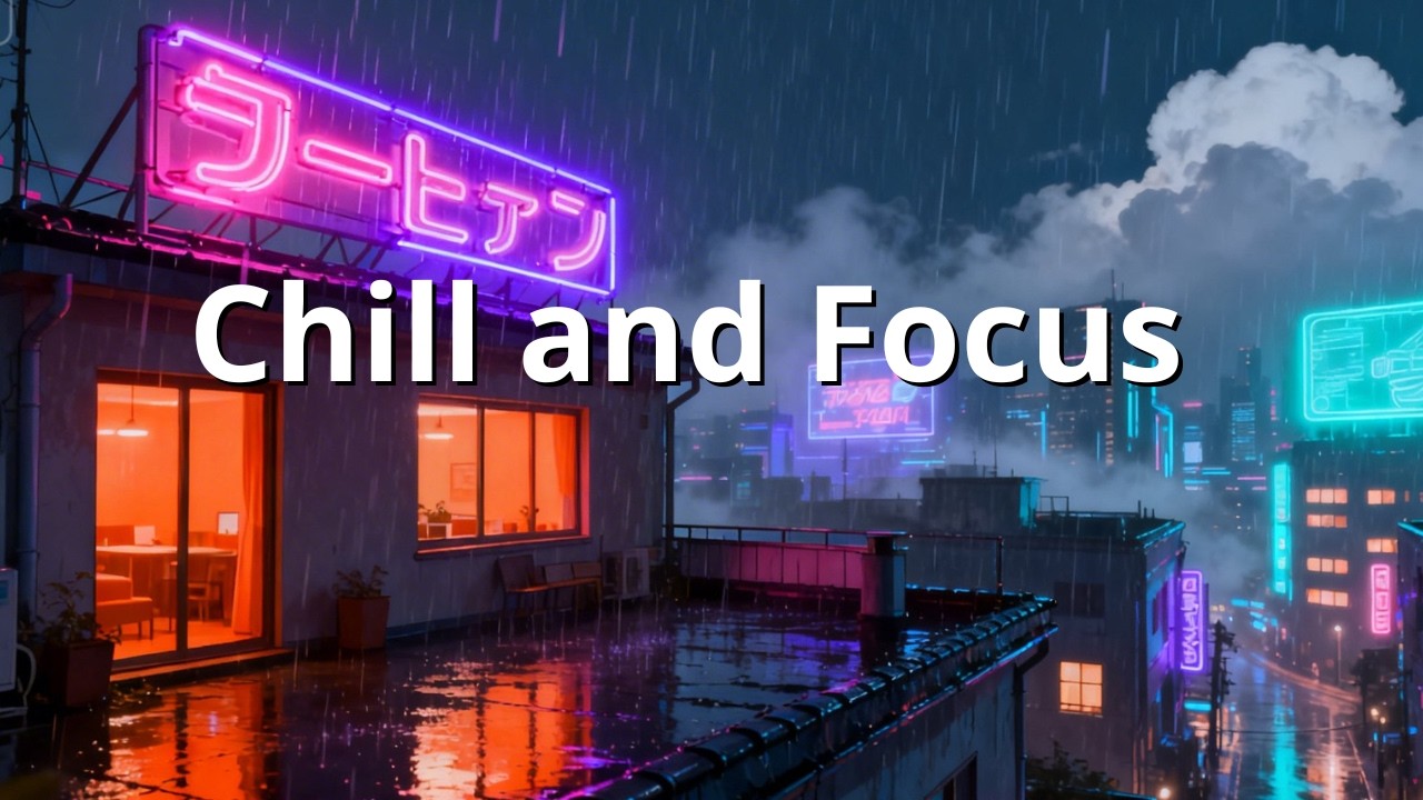 Tokyo After Midnight 🌧️ Lofi Beats | 雨の音