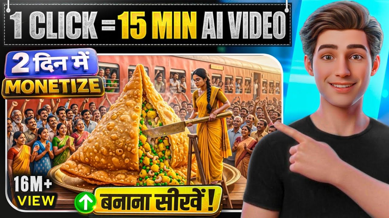 Long AI Video Kaise Banaye (15 Min) Using Just 1 Prompt || Ai Automation 2026