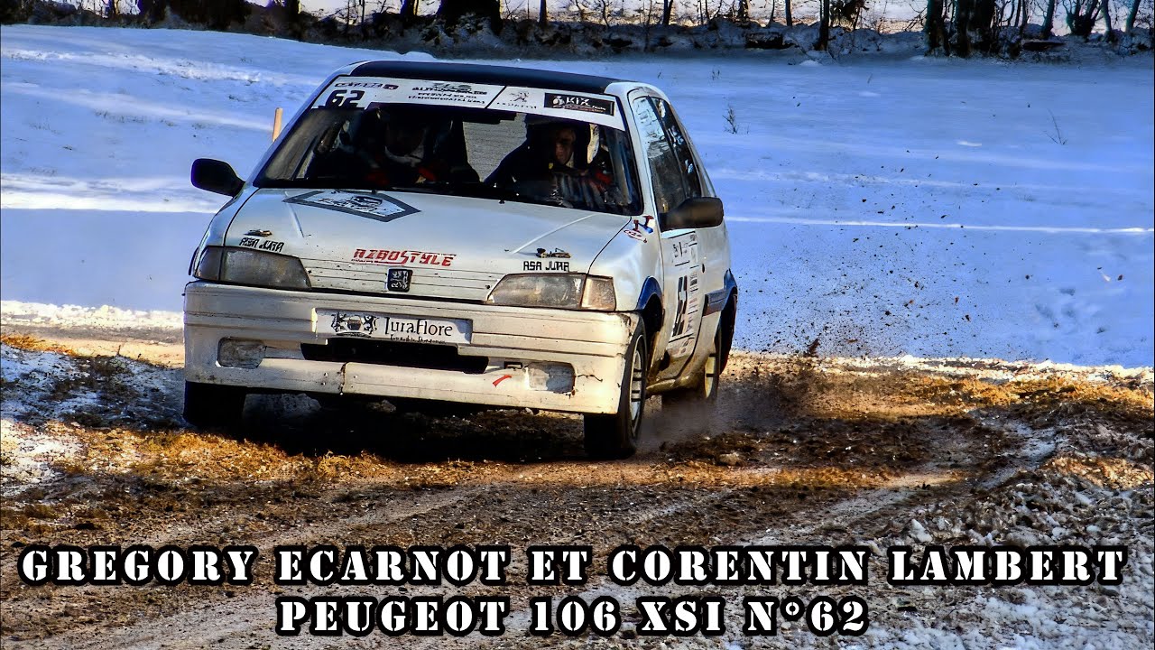 Ronde du Jura 2026 - Peugeot 106 XSI N°62 - Gregory ECARNOT et Corentin LAMBERT