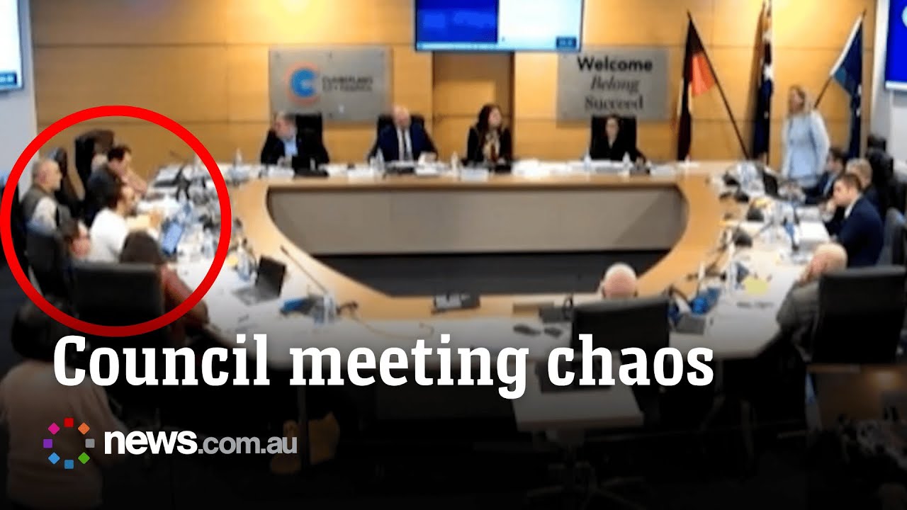 City council meeting descends into chaos