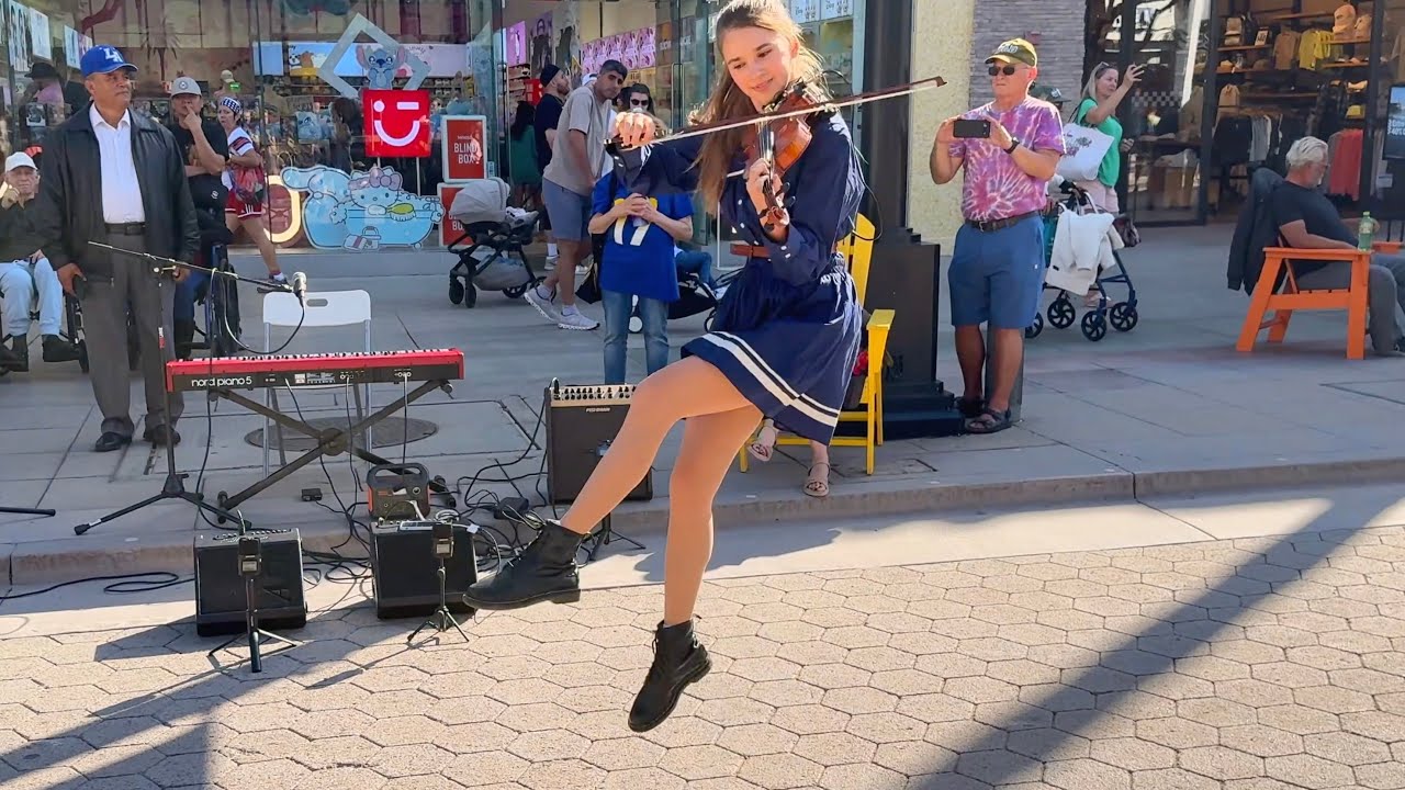 Conquest of Paradise – The Most Powerful Street Performance | Karolina Protsenko - Violin Cover