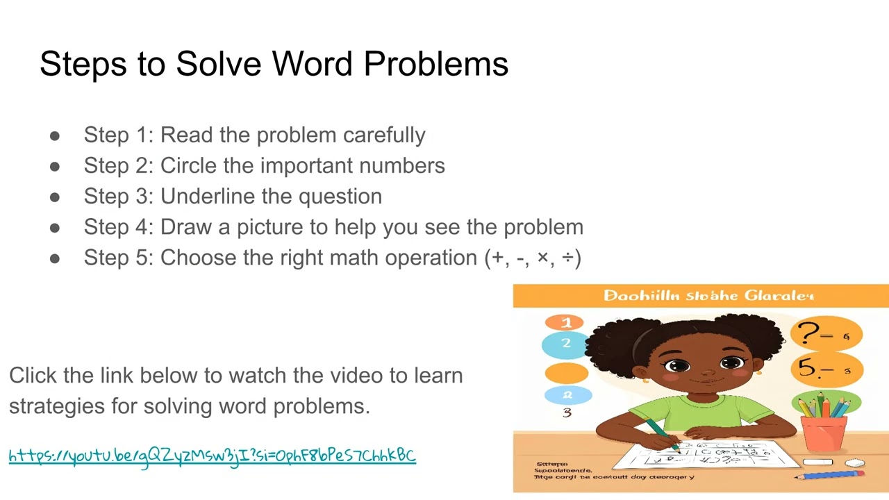 Solving Word Problems  Math Stories for 2nd Grade