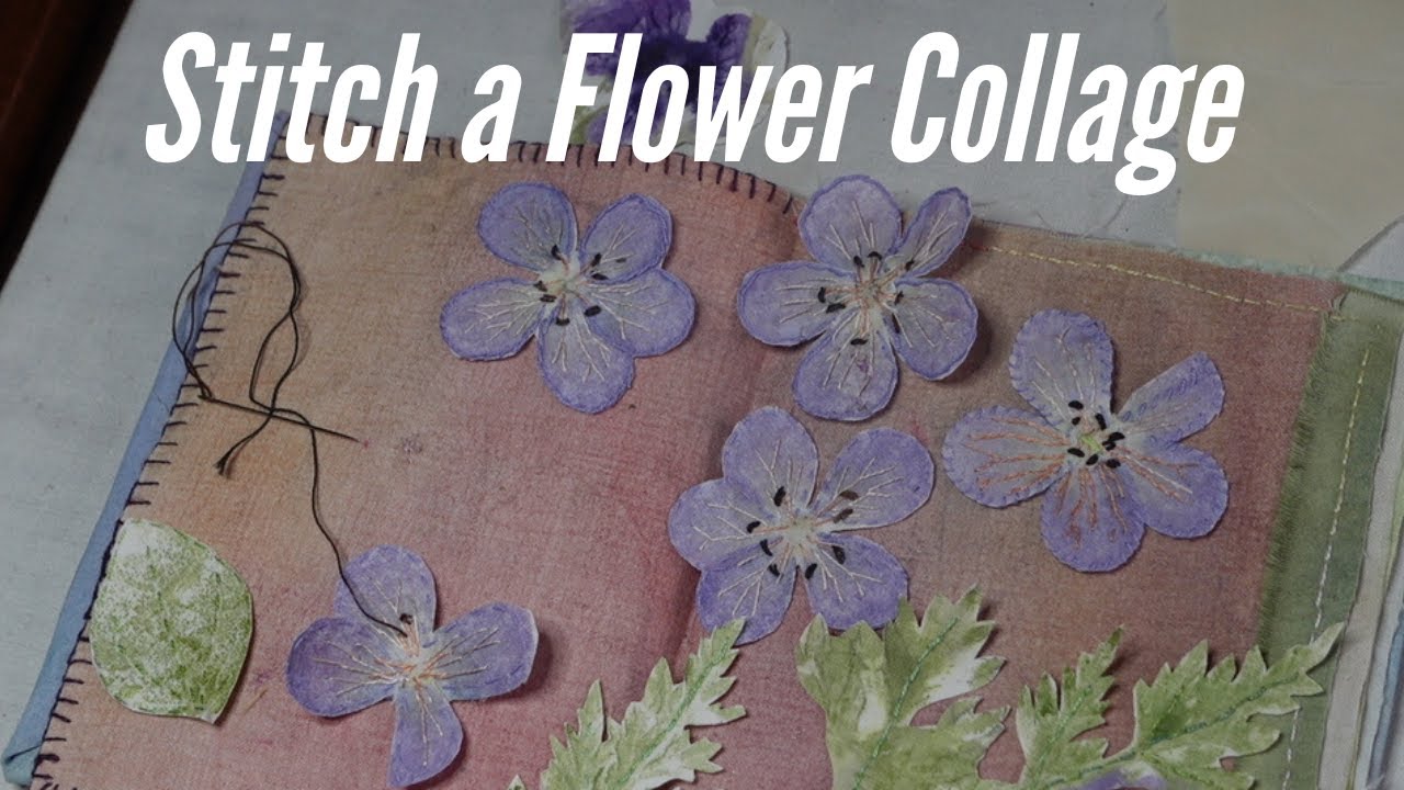 Meadow Cranesbill. Pages 6 and 7 in my Fabric Flower Book