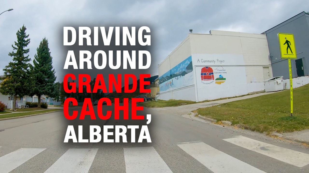 Driving around Grande Cache, Alberta