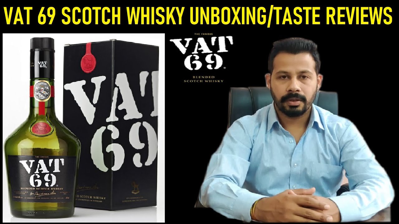 VAT 69 Whisky Unboxing | Hindi Reviews | Blended Scocth Whisky Taste/Price |