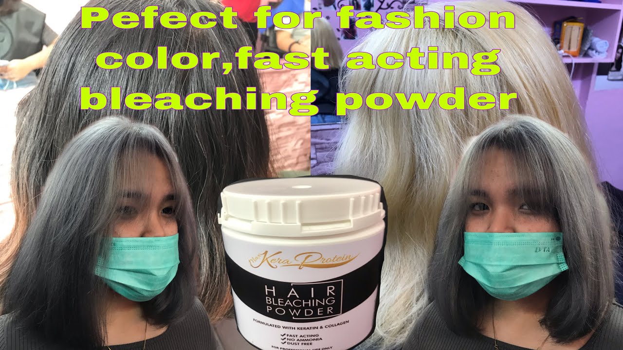 PAANO MAGBLEACH NANG BUHOK? MAX KERAPROTEIN BLEACHING POWDER / PERFECT GRAY HAIR COLOR TUTORIAL