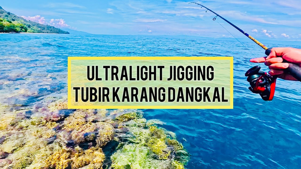 SOLO FISHING‼️ ULTRALIGHT JIGGING TUBIR KARANG DANGKAL