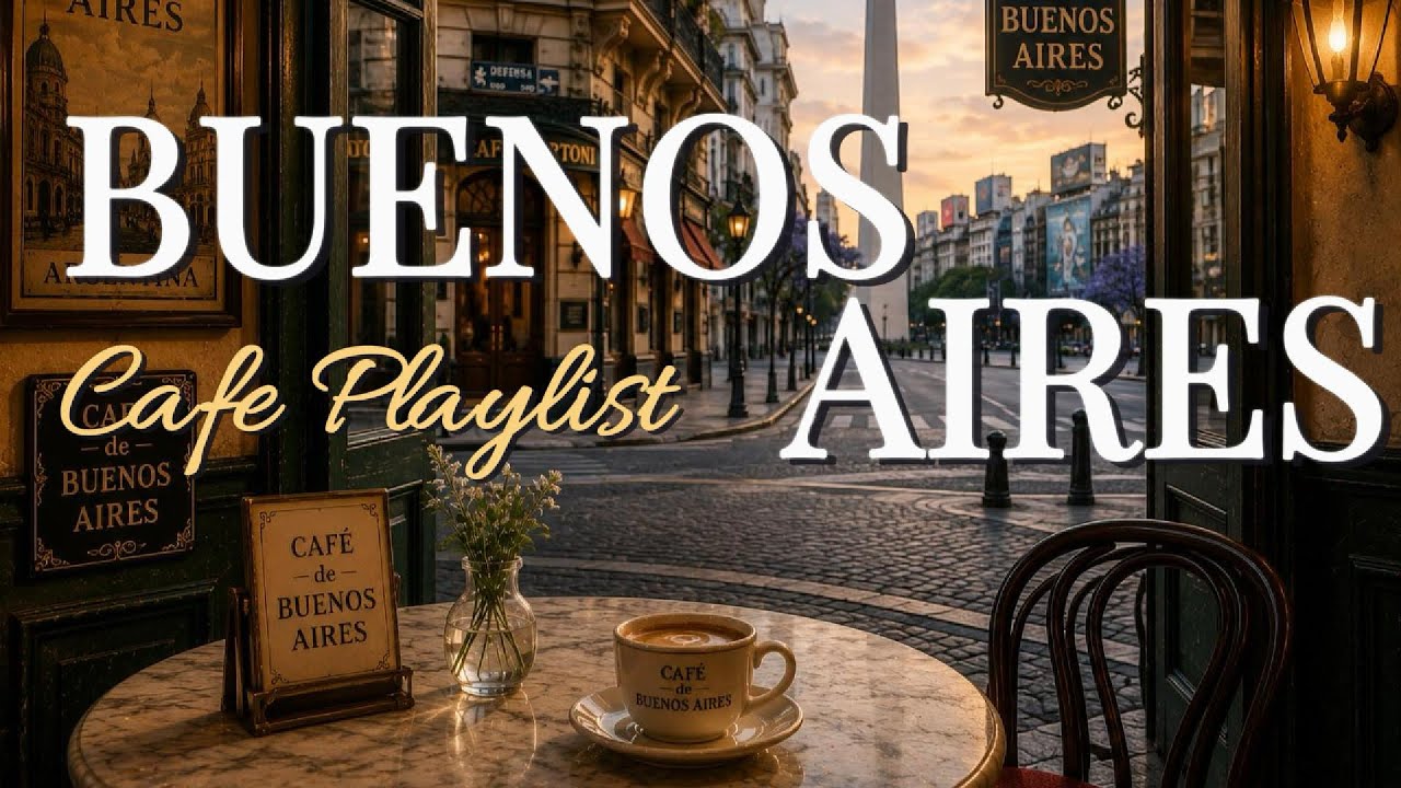 ☕ Buenos Aires Cafe Playlist | Tango Cafe & A Love Story in Argentina