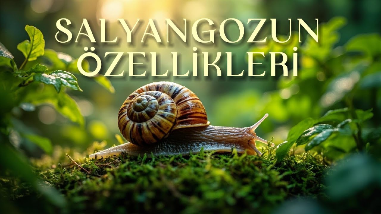 Salyangoz - Hayvanları &Ouml;ğreniyorum - Salyangozların  &ouml;zellikleri #salyangoz #hayvanlar #doğa