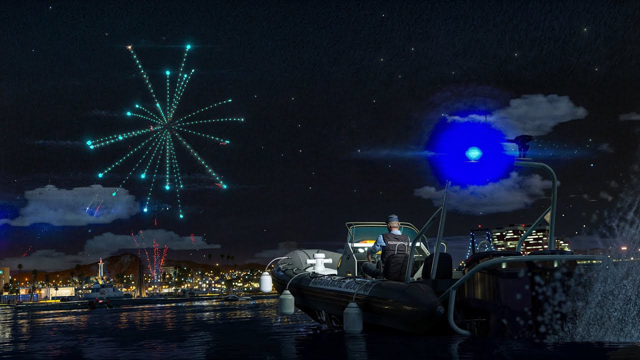 [GTA 5] FEU D'ARTIFICE DU 13 JUILLET AVEC LA GENDARMERIE MARITIME🚔 | LSPDFR #1135