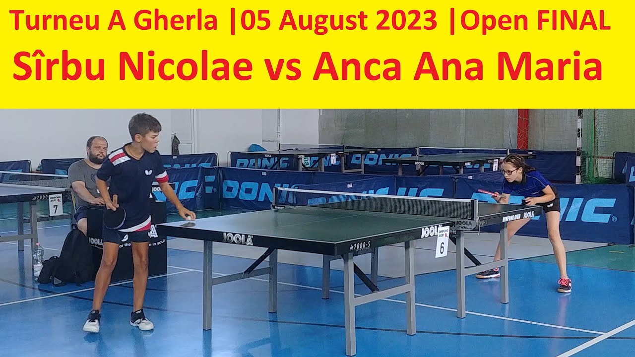 Sîrbu Nicolae vs Anca Ana Maria |Final Open |Gherla 05 august 2023