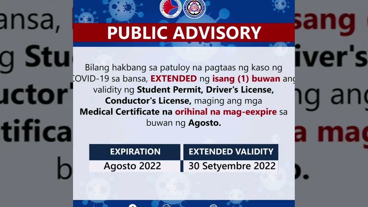 LICENSE PUBLIC ADVISORY