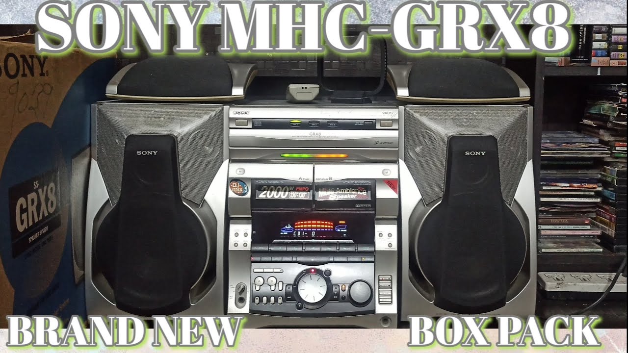 Sony MHC-GRX-8 full review|with box|call at 7814782002|Sony music system fully working.