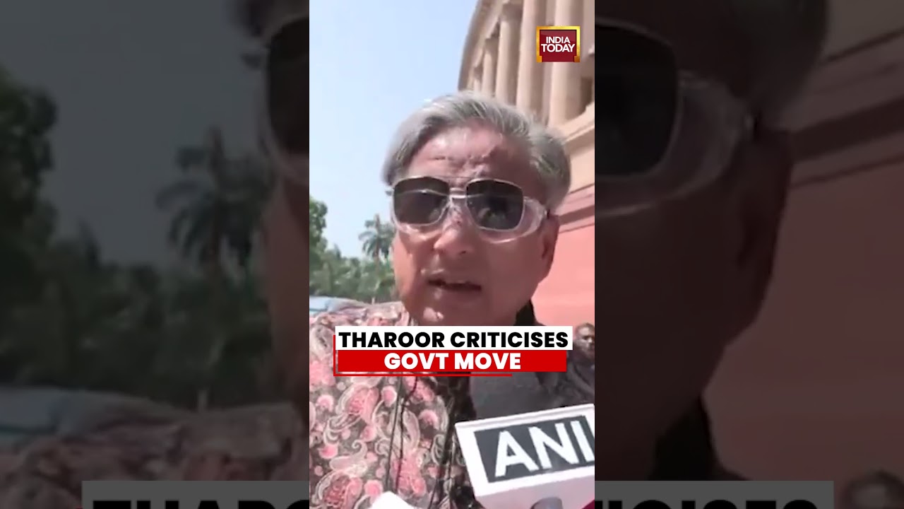 Shashi Tharoor Criticises Govt Move On Women Reservation Bill In Lok Sabha