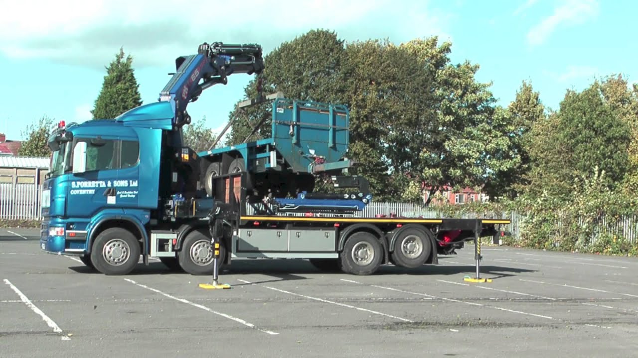 Porretta 44T Crane Lorry With Fly Jib