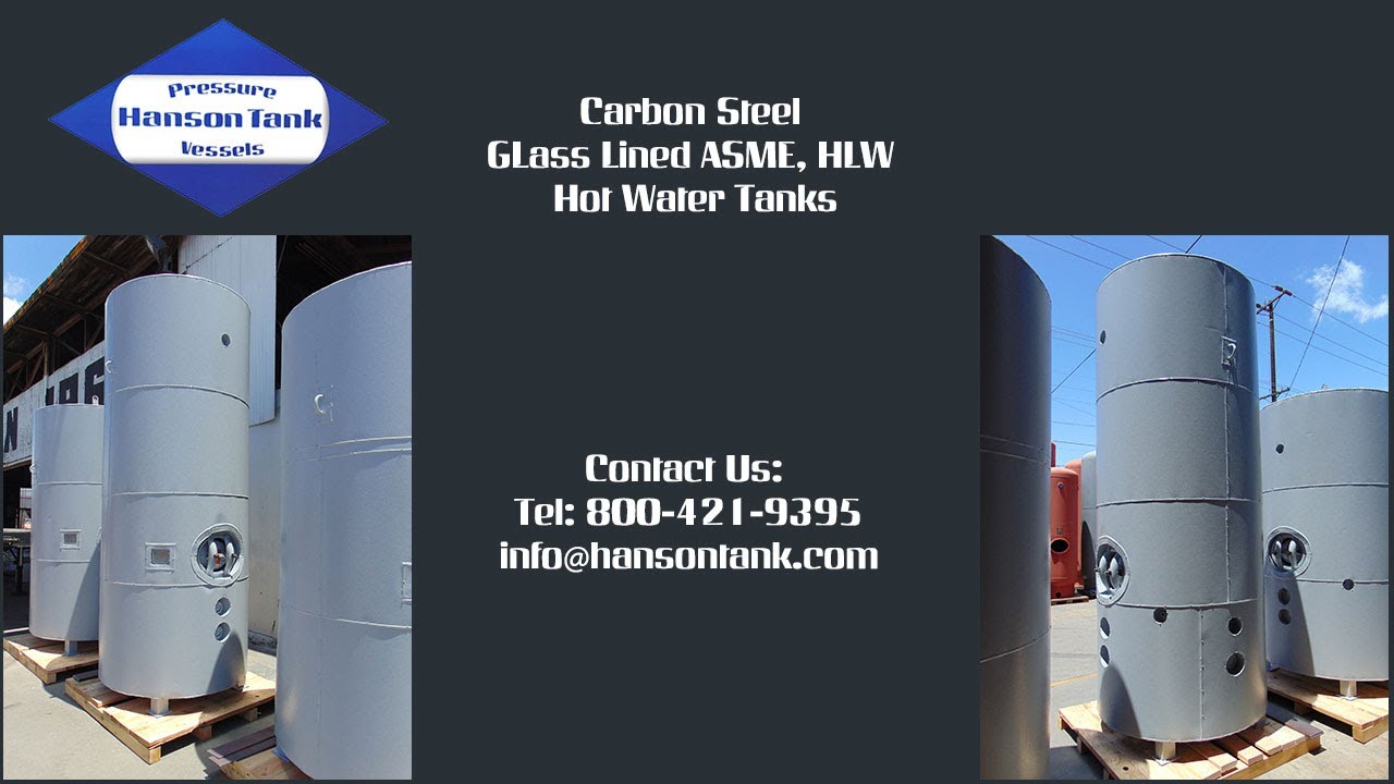 WP-836-B and WP-837-B Glass Lined Hot Water Tanks