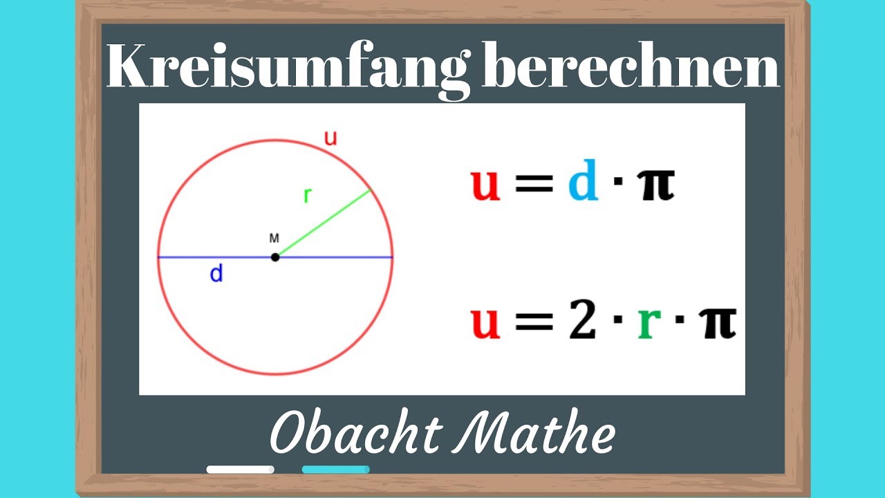 Kreisumfang berechnen | Kreiszahl Pi | Äquatoraufgabe | schnell&einfach erklärt | Kreis |ObachtMathe