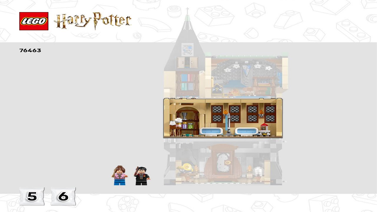 LEGO Instructions - Harry Potter - 76463 - Hogwarts Castle: Hospital Wing (Book 2)
