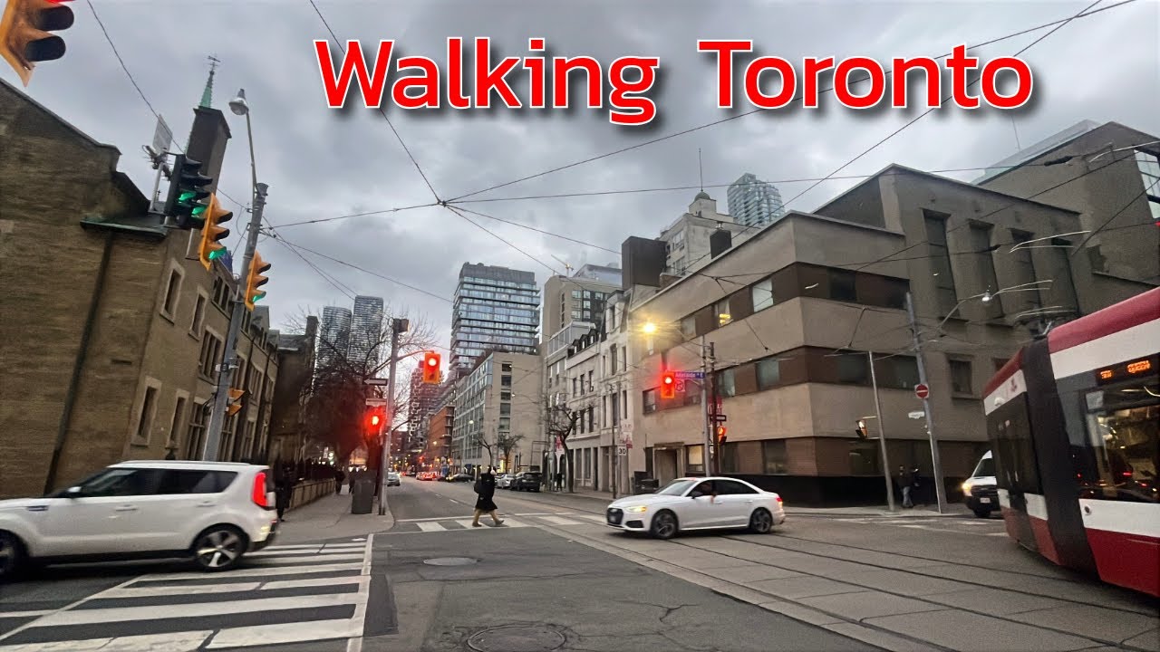 Walking Church Street in Downtown Toronto From Dundas to Front Street 11/29/2025