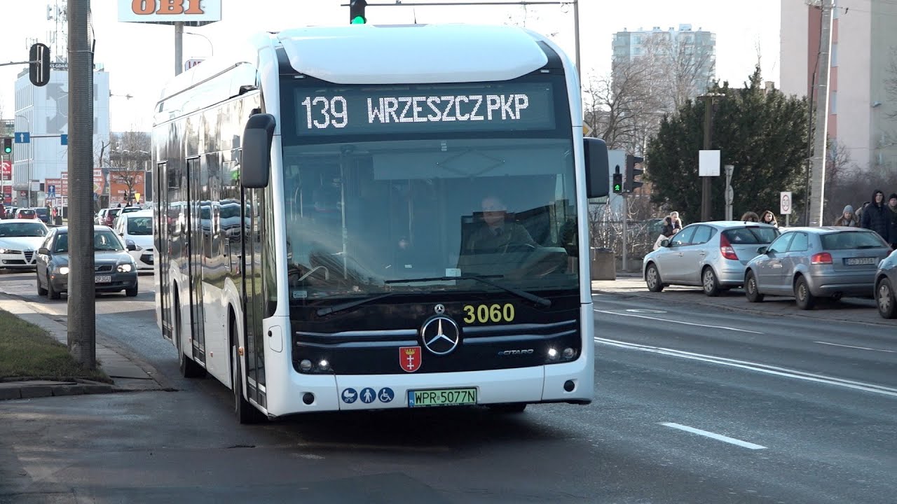 Gdańsk testuje elektryczny autobus eCitaro