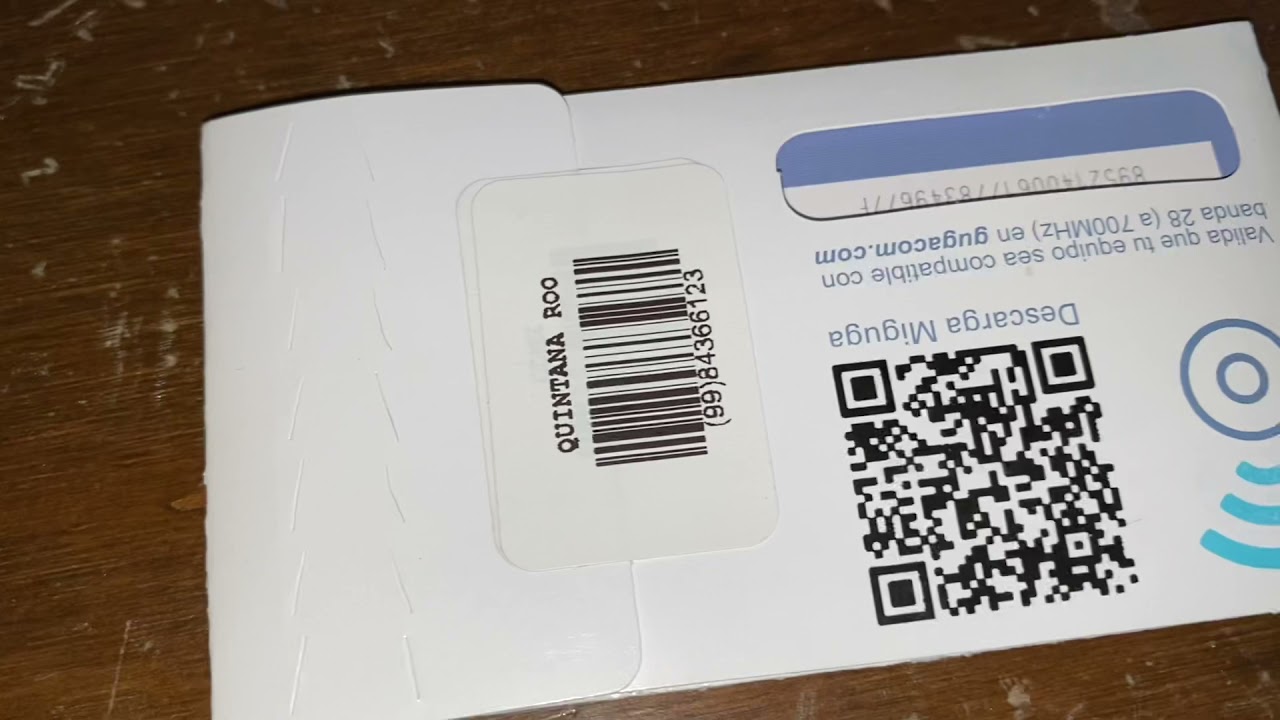 Unboxing Sim Gugacom red Alt&aacute;n MX