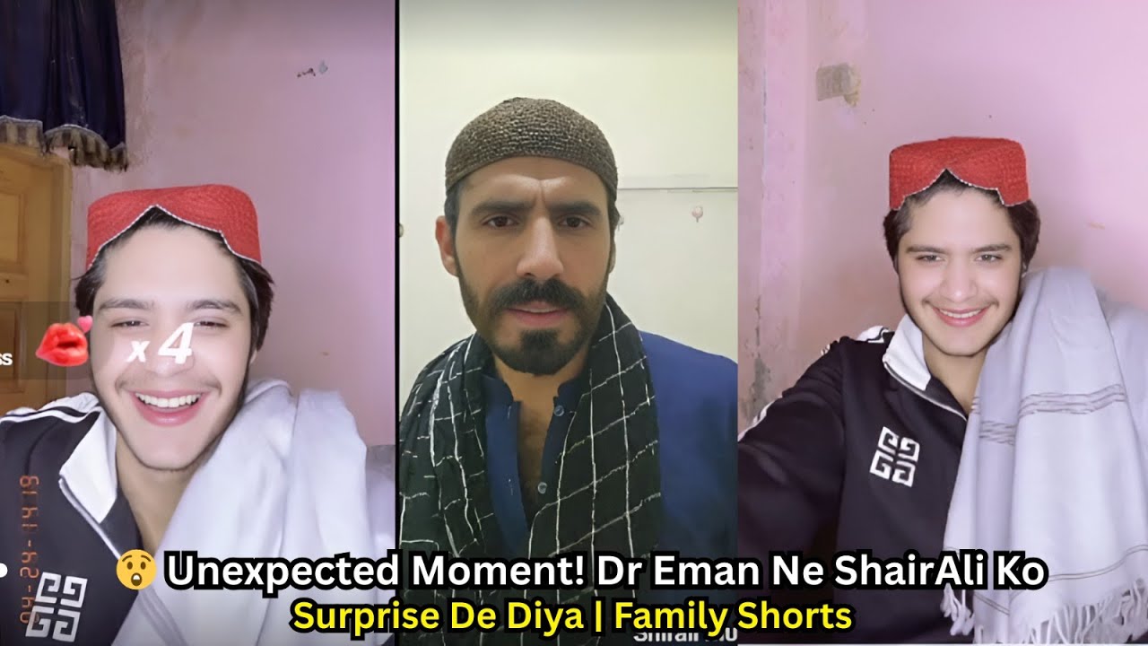 😲 Unexpected Moment! Dr Eman Ne ShairAli Ko Surprise De Diya | Family Shorts