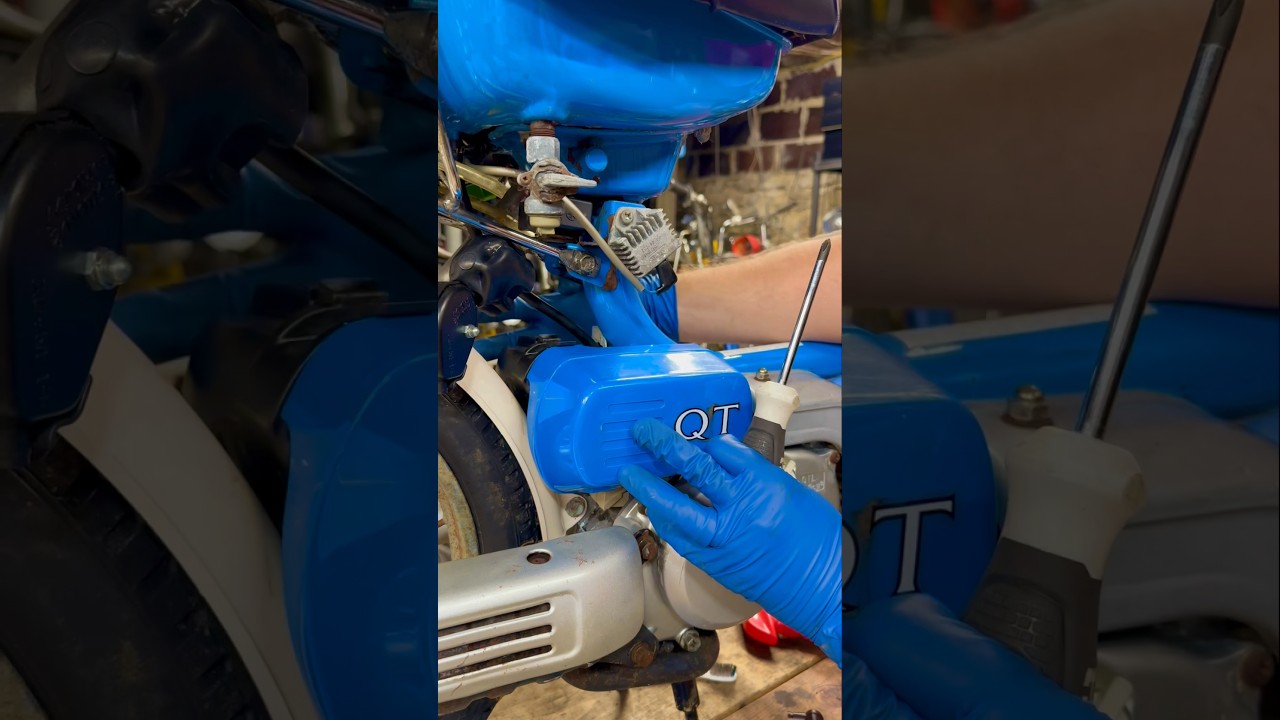 Yamaha QT50 Air Box Install || #yamaha #qt50 #t&ouml;ffli #moped #scooter #engine #motor #50cc #puch
